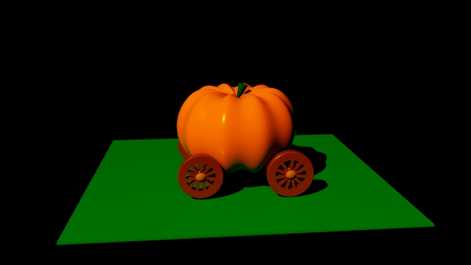 Pumpkin Carriage render